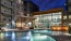 a pool in a building