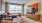 a living room with a tv