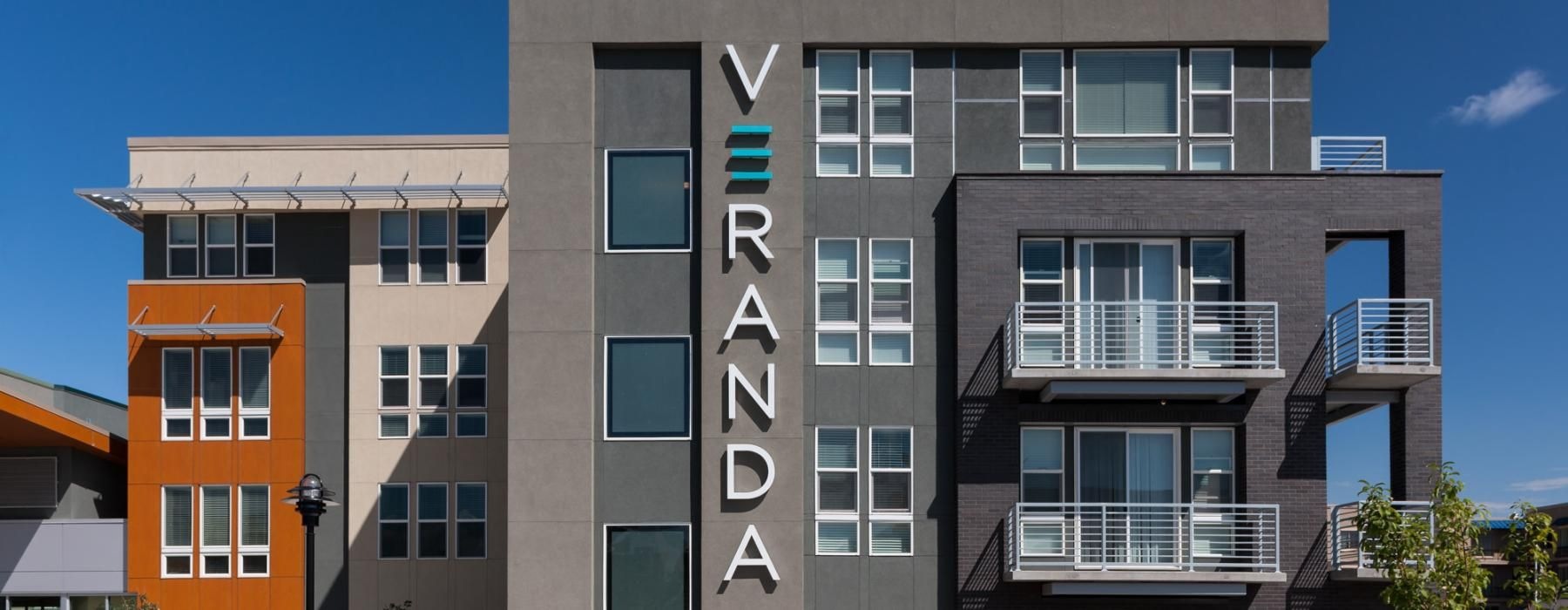 a building with many windows
