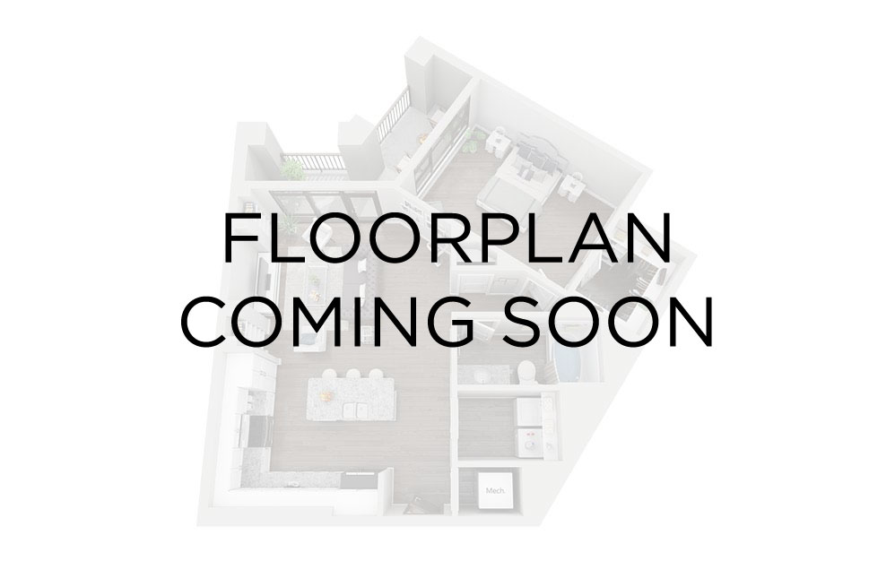 Willson I - 2 bedroom floorplan layout with 2 bathrooms and 1280 square feet